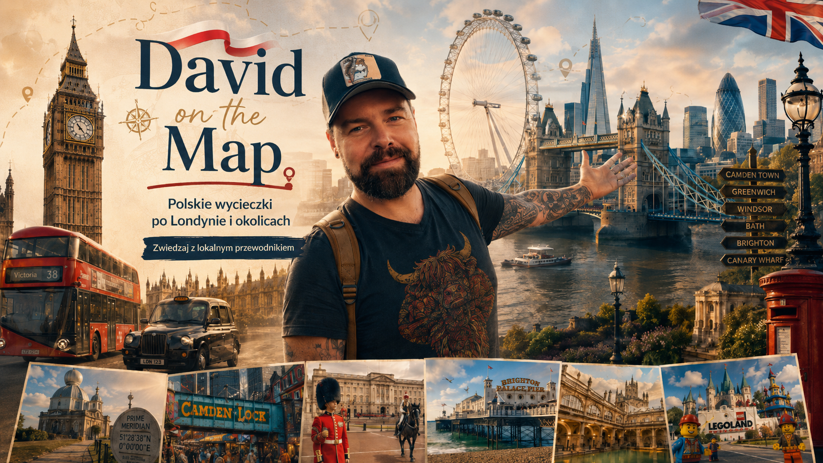 David on the Map — polskie wycieczki po Londynie i okolicach. Zwiedzaj z lokalnym przewodnikiem.